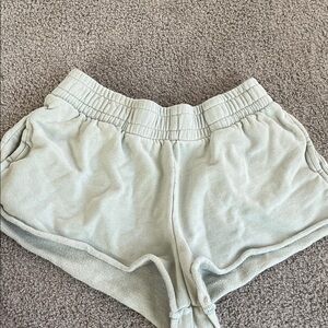 Garage Women's Athletic Shorts in Light Gray